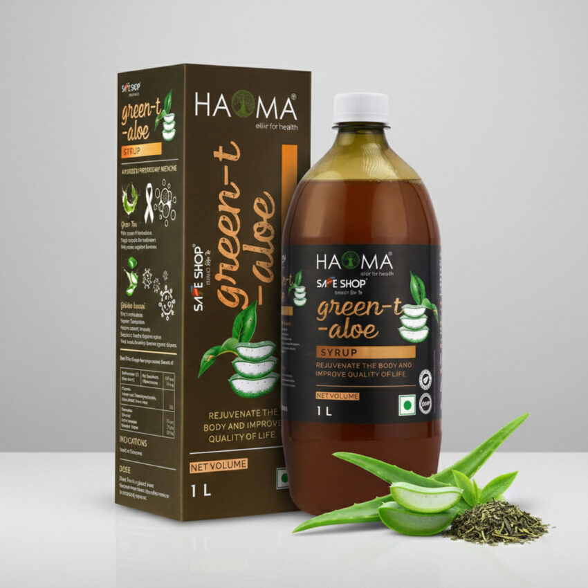 The Haoma Green-T-Aloe Syrup – Your all time health and immunity elixir