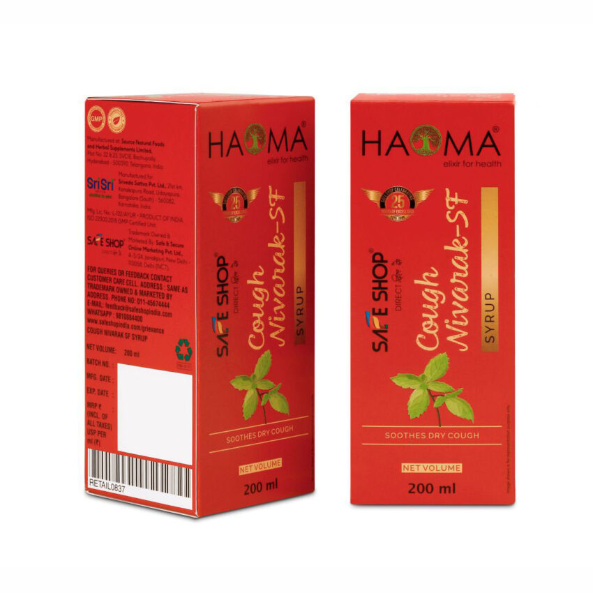Stay Winter-Ready with Haoma Cough Nivarak SF Syrup -Your Essential Seasonal Protector !