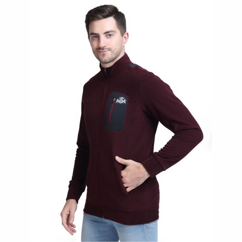 Step Out in Style for Winter in Zeno Woven Fleece Jacket