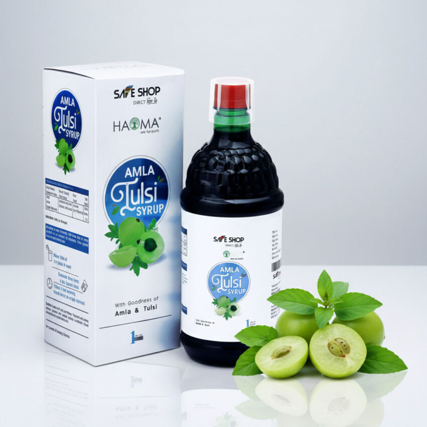 Be happily healthy and immune this season with the Haoma Amla Tulsi Syrup