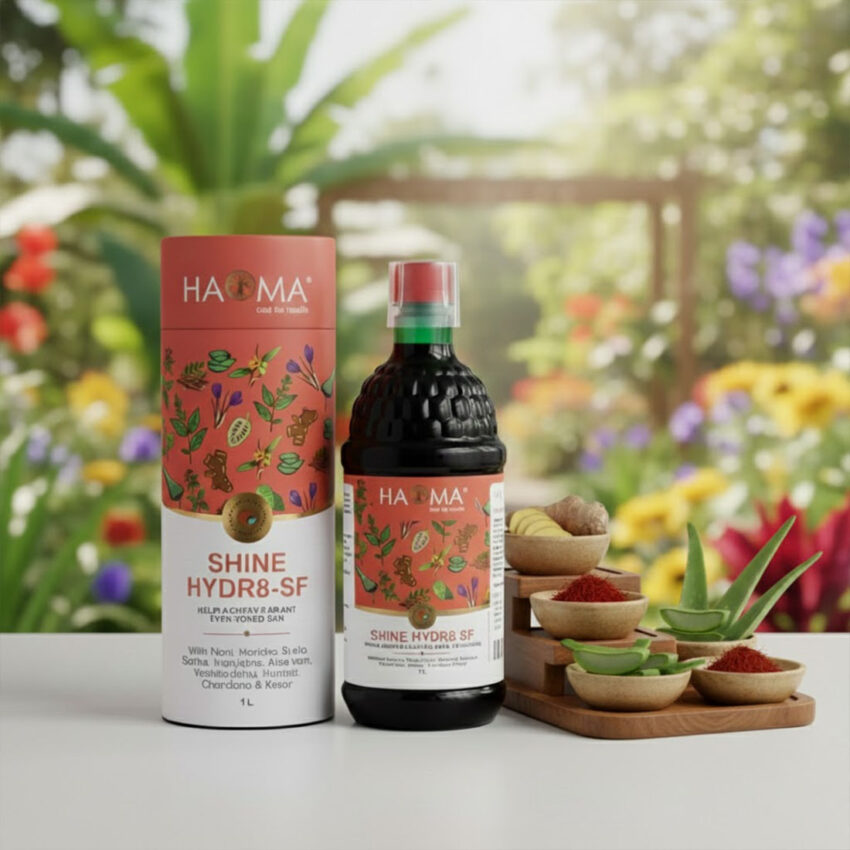 When you’re Happy Show your Glow !  with Haoma Shine Hydr8-SF