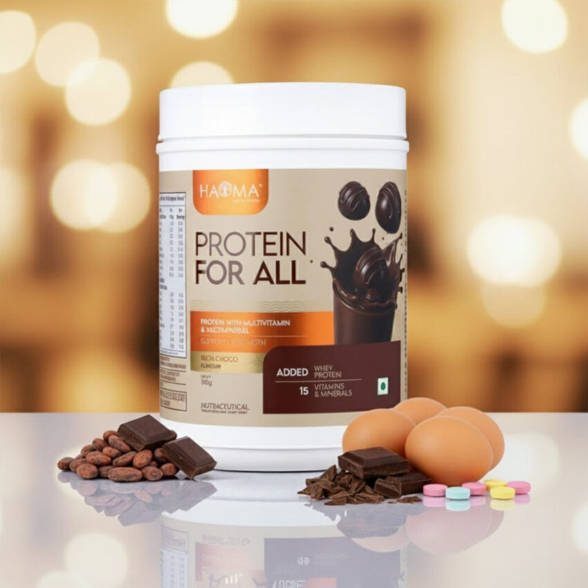 Health can be so delicious too, with Haoma Choco Protein Powder!