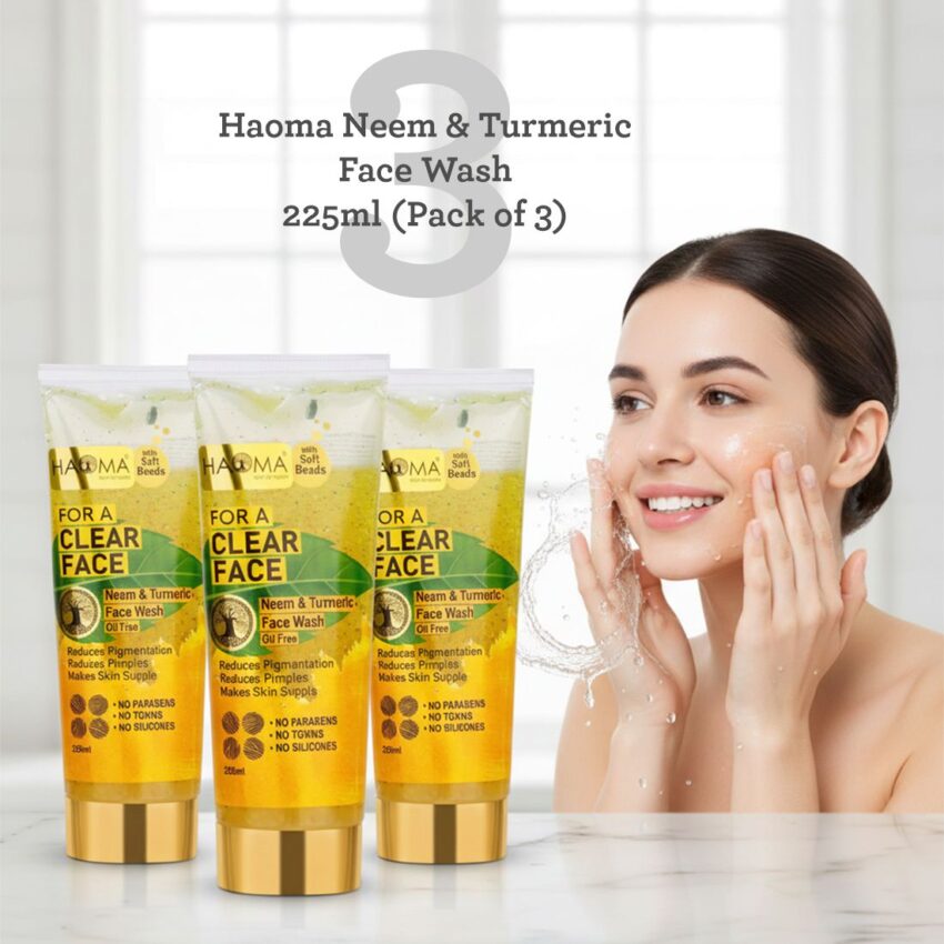 Tryout the Haoma Neem & Turmeric Face Wash and feel the difference !
