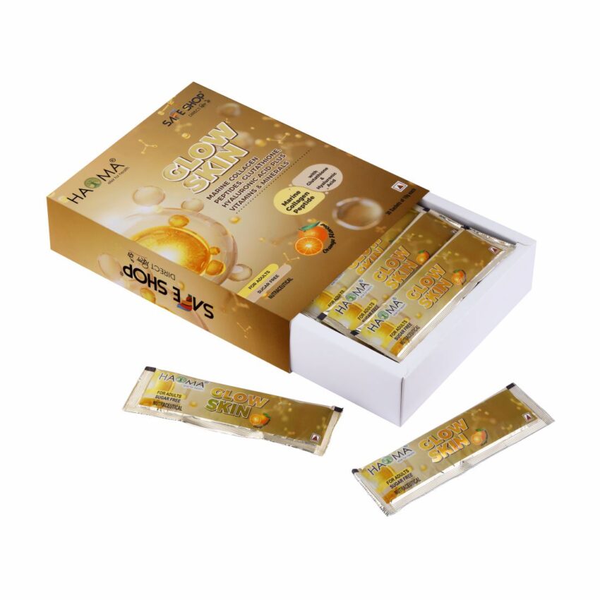 Good to Show your Charm and Glow – when you’ve got the Haoma Glow Skin Sachets !