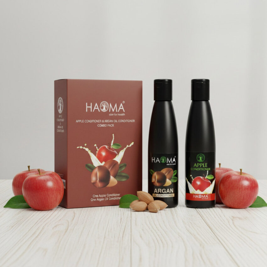 When Your Hair Just Wants to Breathe – get the Haoma Apple & Argan Conditioner Combo
